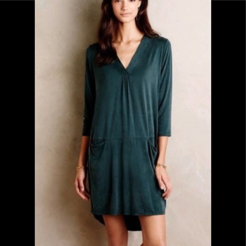Anthropologie Dollan blue gray dress size medium - Picture 1 of 6